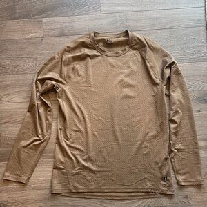 REI Men's Tan Long Sleeve Shirt
